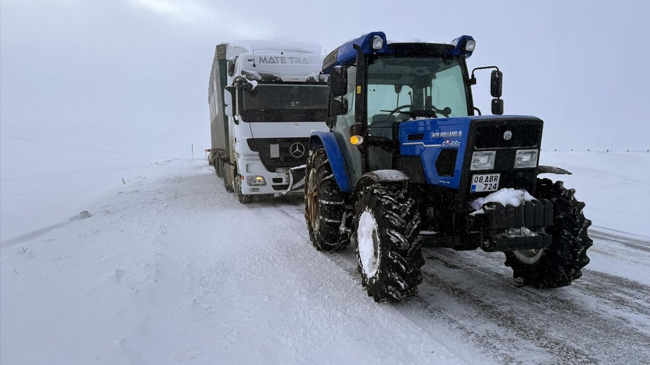 Ardahan-Şavşat Kara Yolunda Kar ve Buzlanma Sorunu