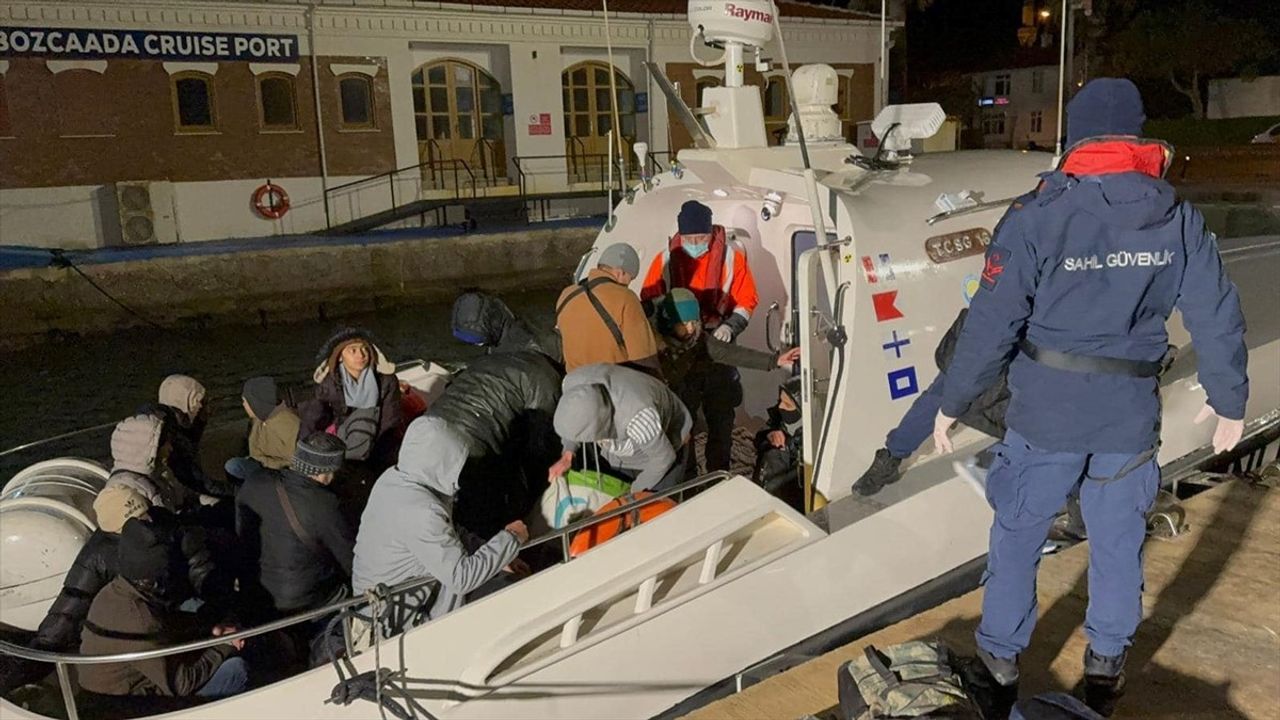 Çanakkale'de Düzensiz Göçmen Operasyonu