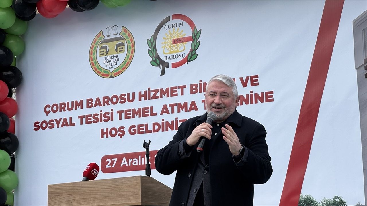 Çorum Barosu Yeni Hizmet Binasının Temelini Attı