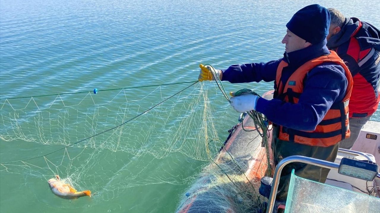 Çorum'da Kaçak Avcıların Bıraktığı 4 Bin Metrelik Ağaç Ağ Açığa Çıkarıldı