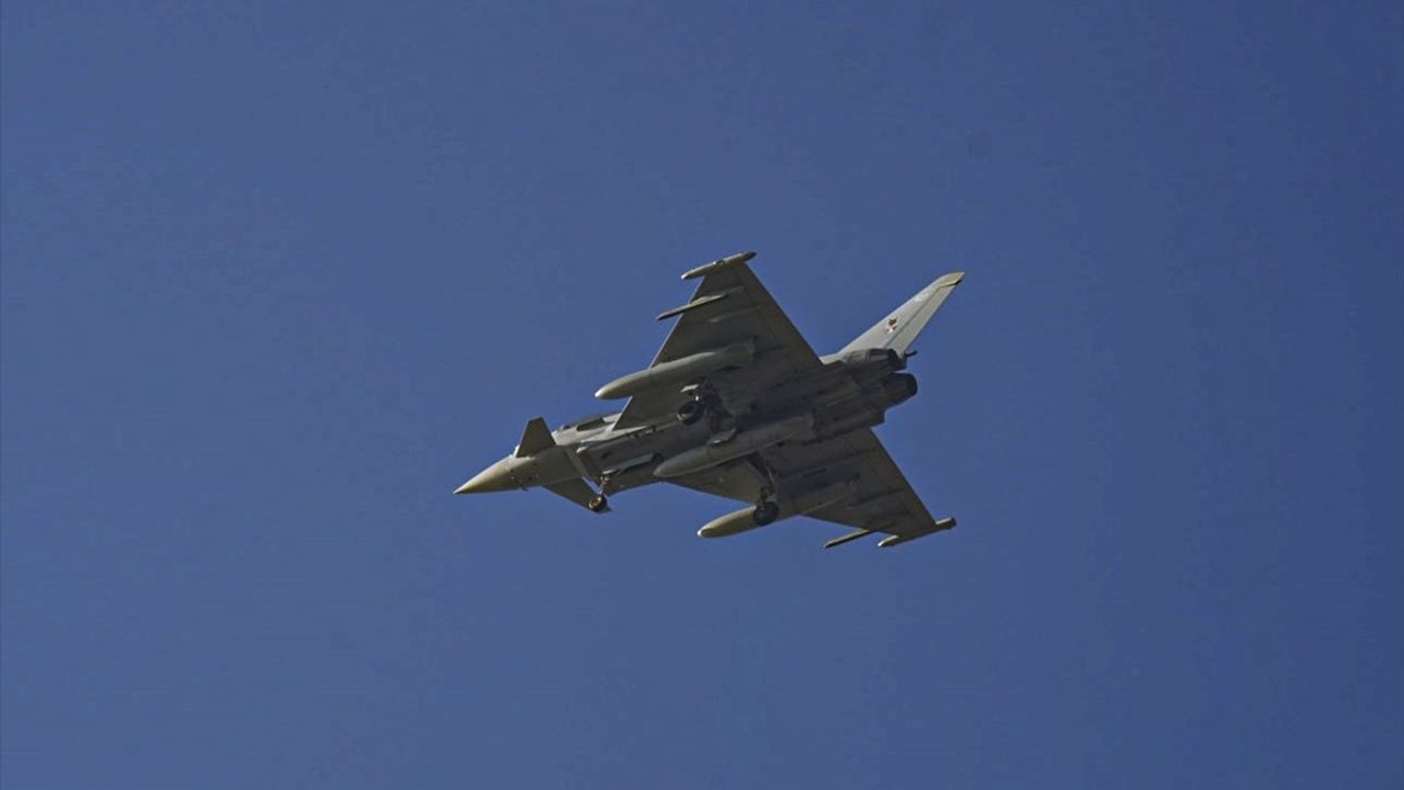 Eurofighter Typhoon Savaş Uçağı Mürted Hava Üssü'nde