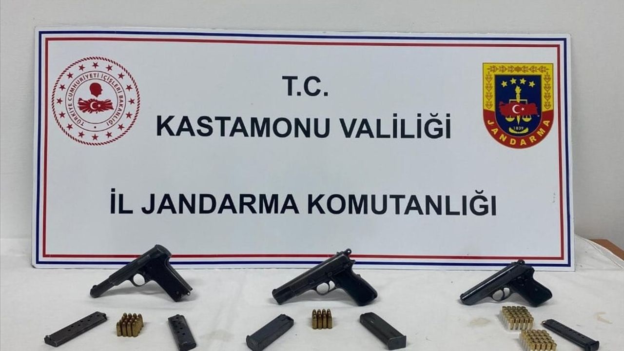 Kastamonu'da Ruhsatsız Silah Operasyonu