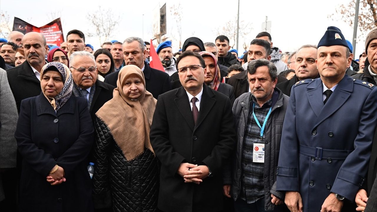 Kayseri'deki Terör Saldırısı Anma Töreni