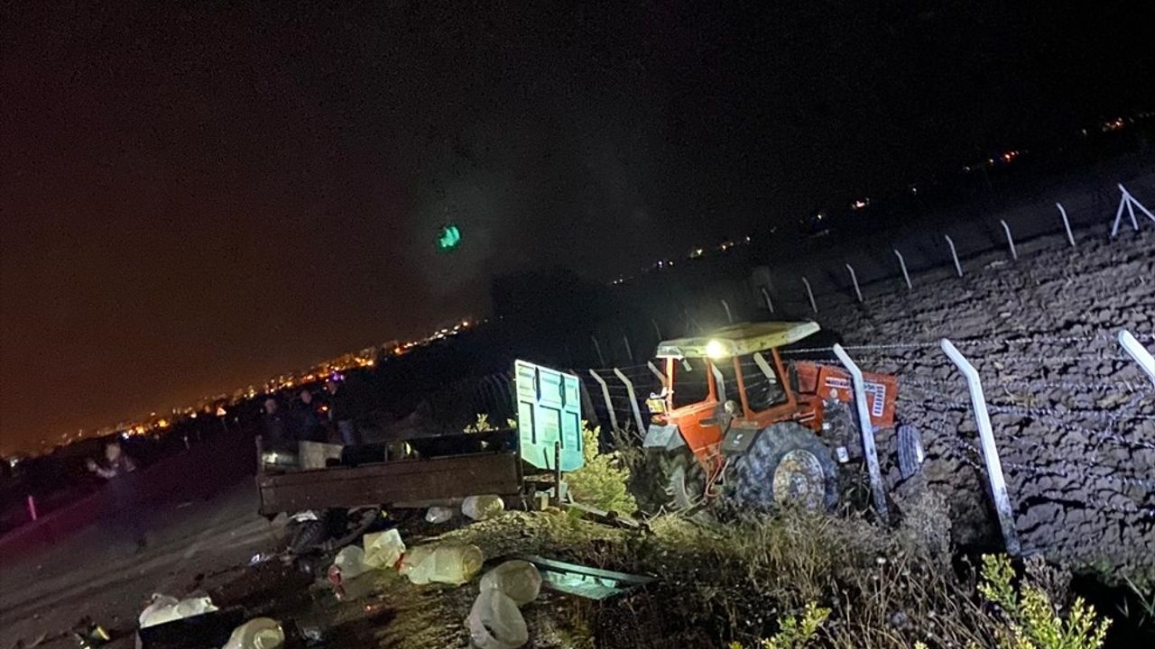 Osmaniye'de Otomobil-Traktör Çarpışması: 1 Ölü, 2 Yaralı