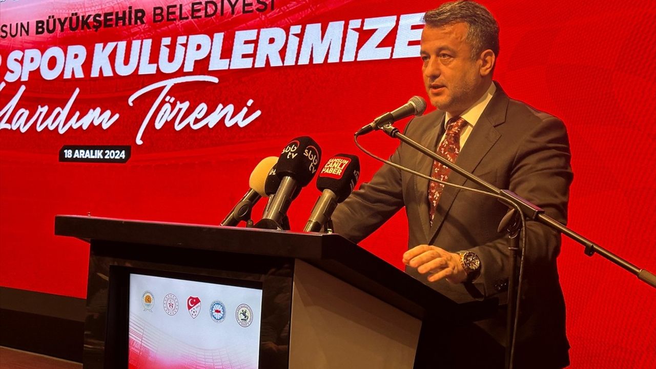 Samsun Büyükşehir Belediyesi'nden 282 Kulübe 8 Milyon TL Destek