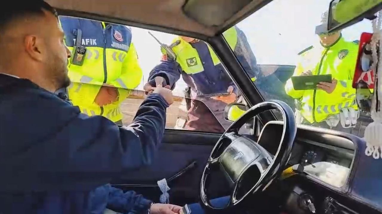Siirt'te Dron Destekli Trafik Denetimi