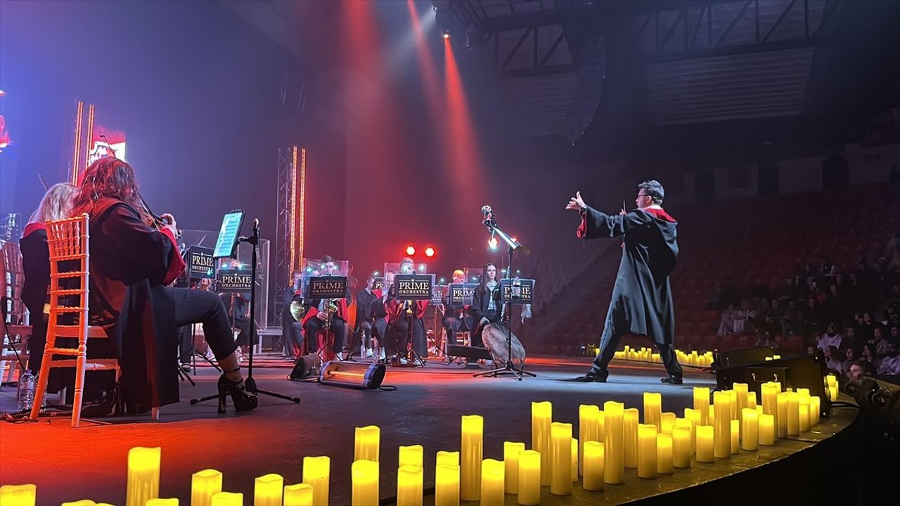 Ukraynalı Prime Orchestra Antalya'da Konser Verdi