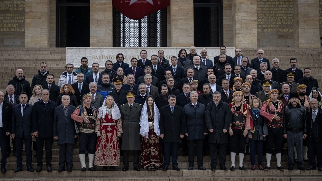 Vali Şahin, Anıtkabir'i Ziyaret Etti