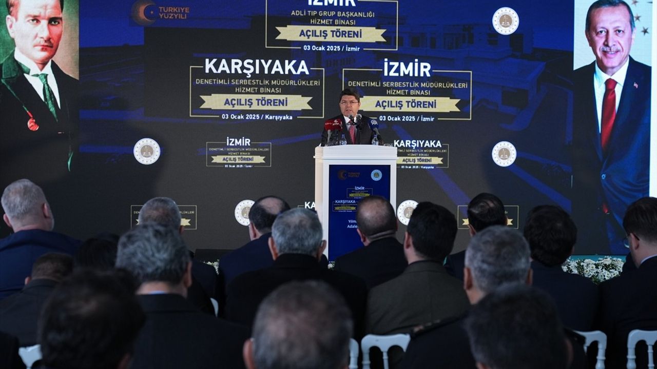 Adalet Bakanı Tunç, İzmir'de Yeni Projeleri Duyurdu