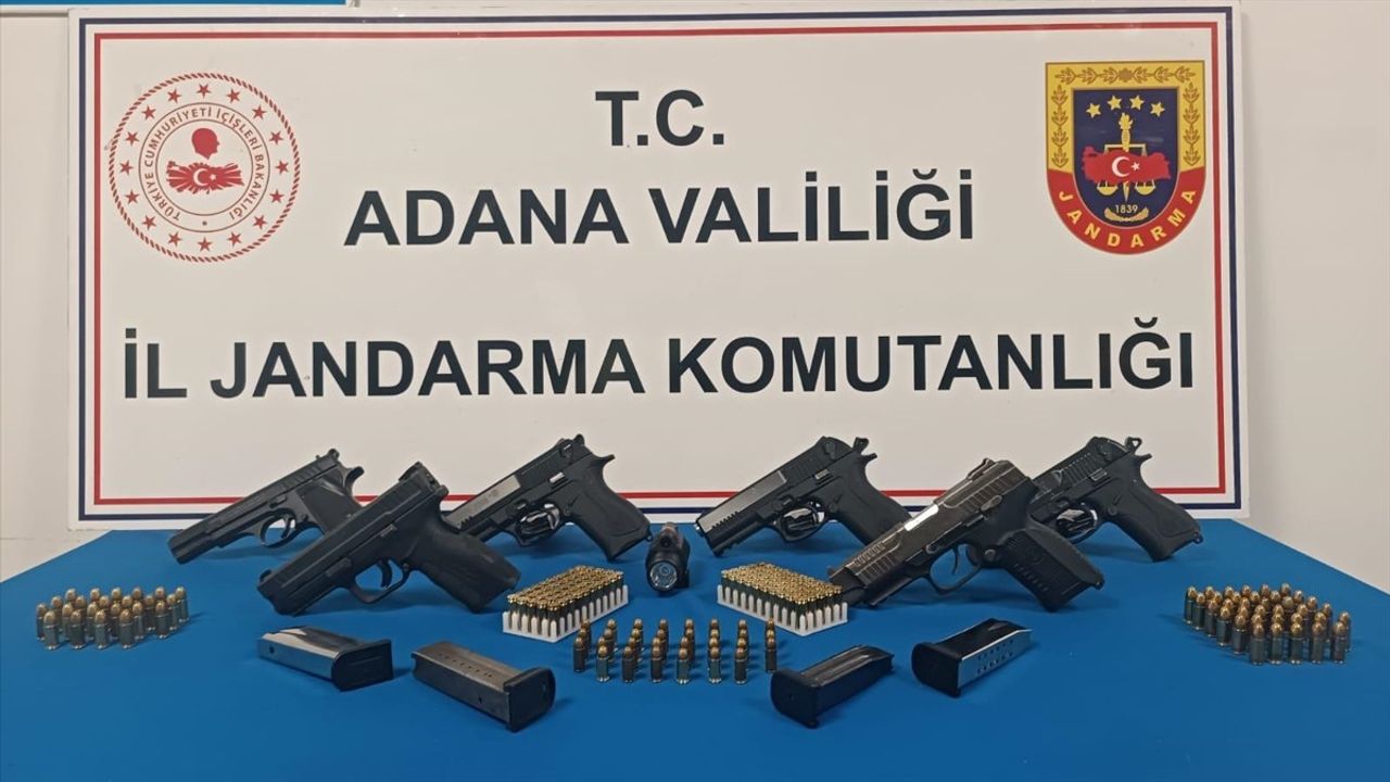 Adana'da Operasyon: Ruhsatsız Tabancalar ve Tutuklamalar