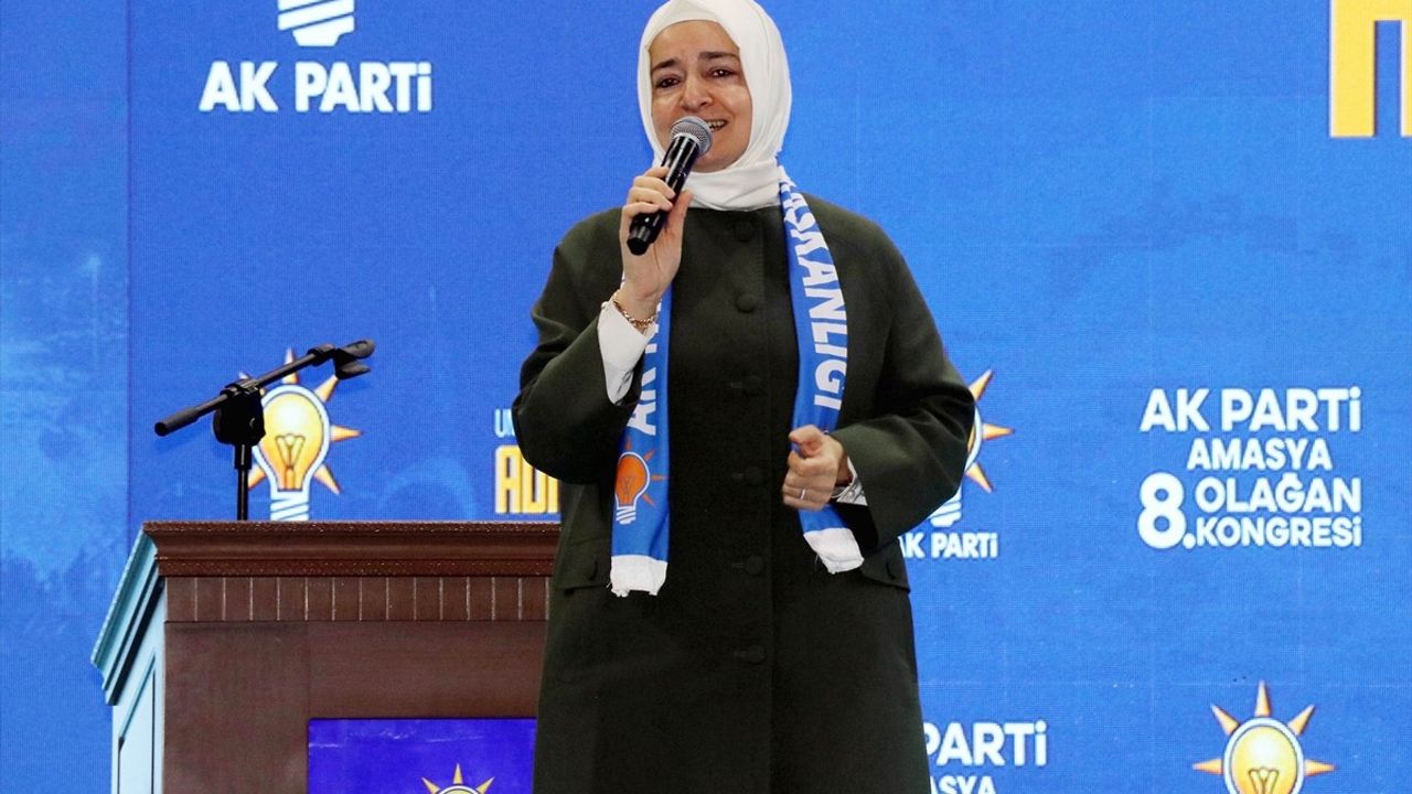 AK Parti Amasya İl Kongresi'nde Fatma Betül Sayan Kaya'nın Açıklamaları