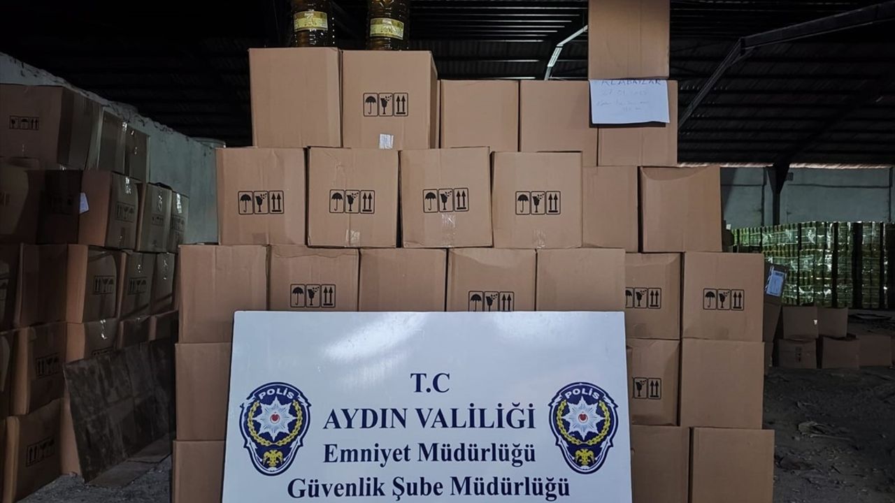 Aydın'da Tağşişli Yağ Operasyonu: 2.700 Litre Ele Geçirildi