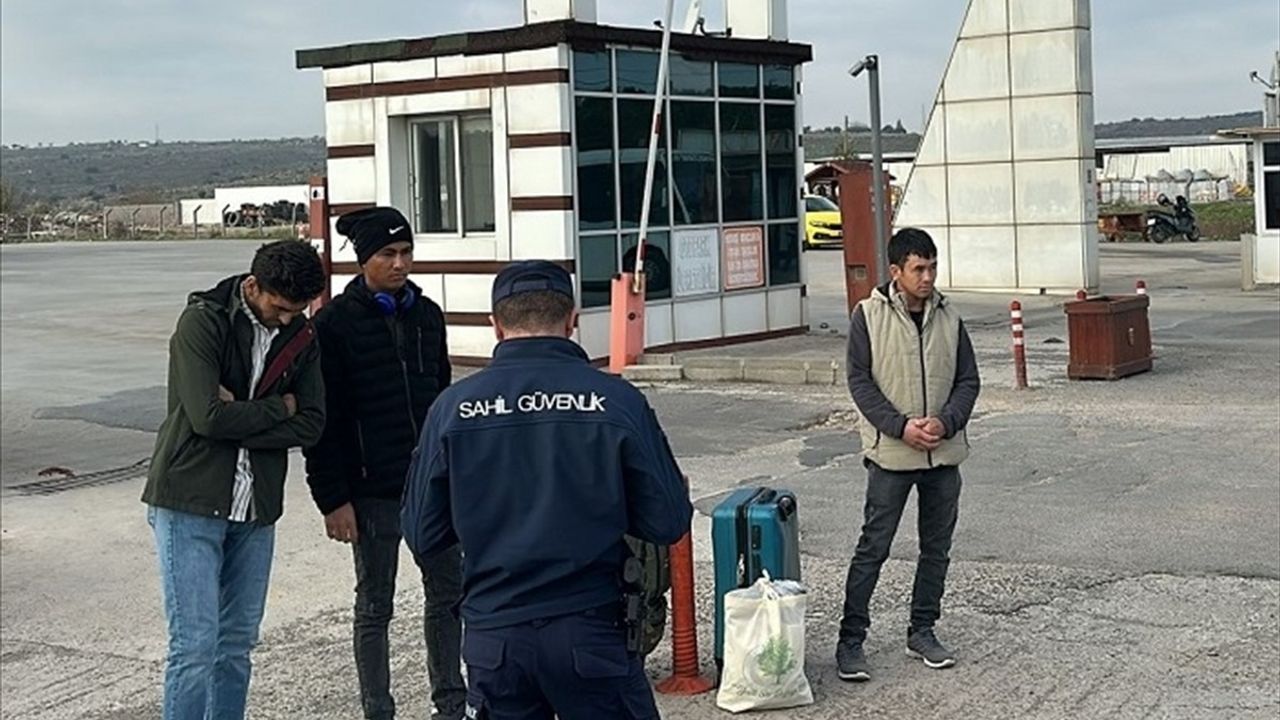 Balıkesir'de Yasa Dışı Göçmen Yakalama Operasyonu