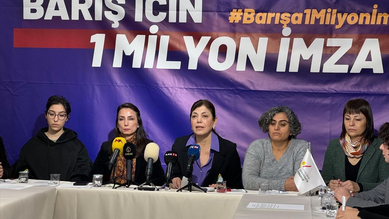 Barış İçin 1 Milyon İmza Kampanyası Tanıtıldı