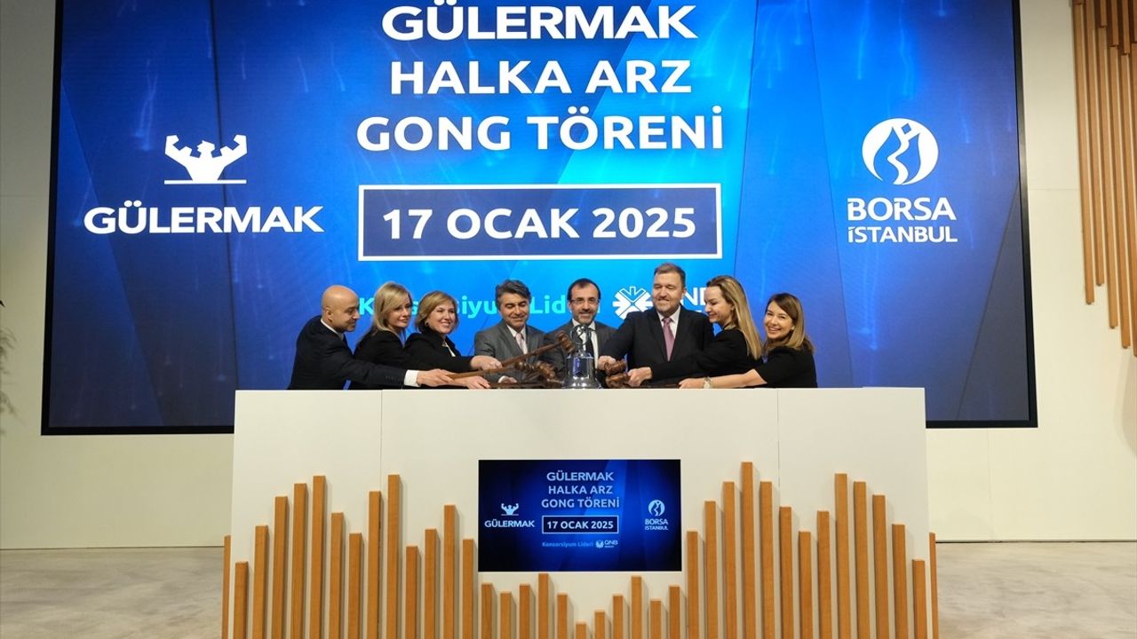 Borsa İstanbul'da Gülermak Halka Arz Töreni