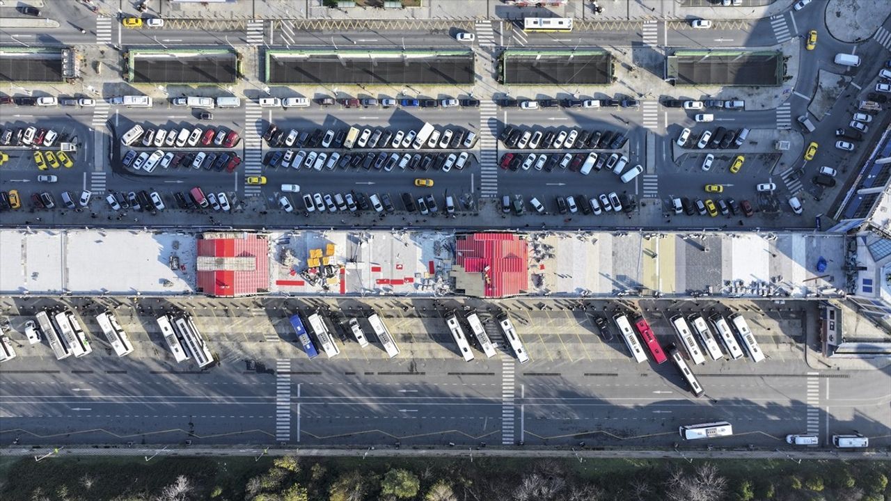 Büyük İstanbul Otogarı'nda Yarıyıl Tatili Yoğunluğu