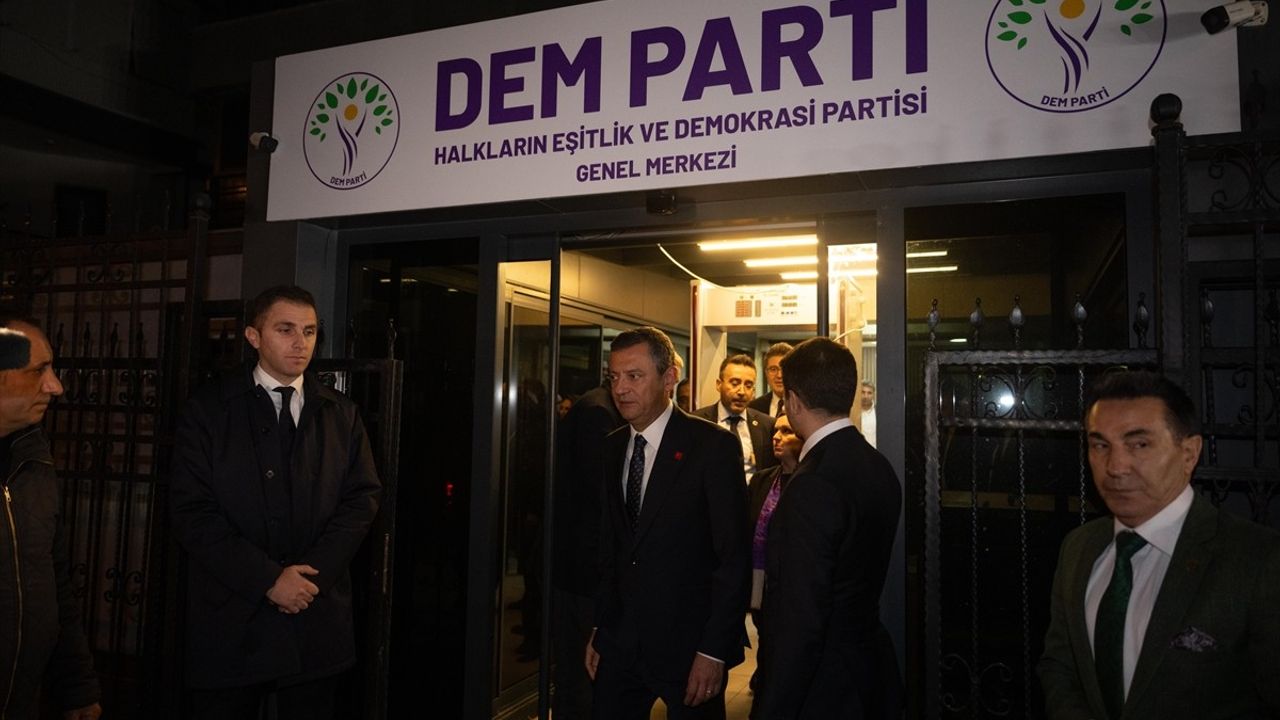 CHP ve DEM Parti'den Taziye Ziyareti