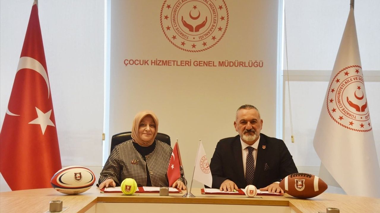 Çocuklar İçin Spor Protokolü: Aile ve Sosyal Hizmetler Bakanlığı ile Ragbi Federasyonu İşbirliği