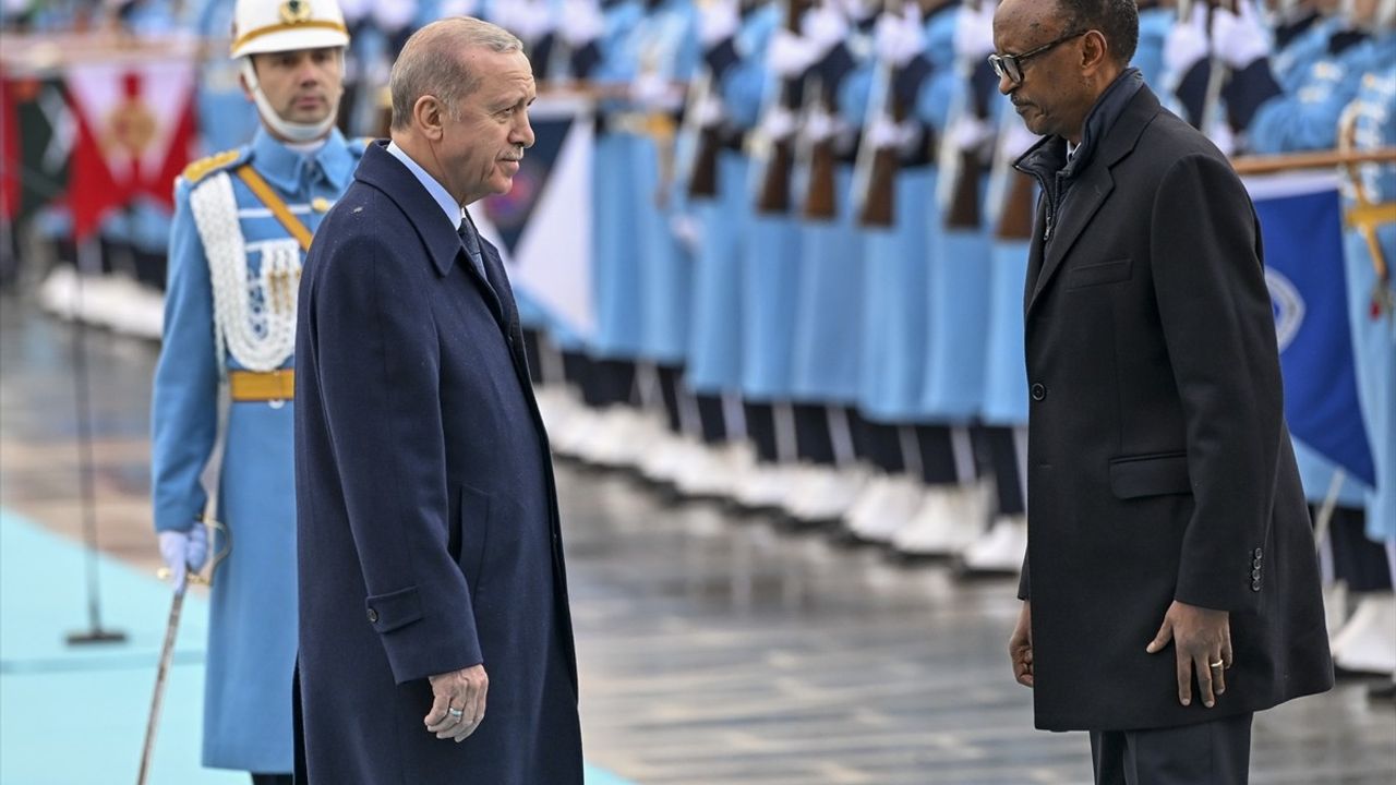 Cumhurbaşkanı Erdoğan, Ruanda Lideri Kagame'yi Ağırladı