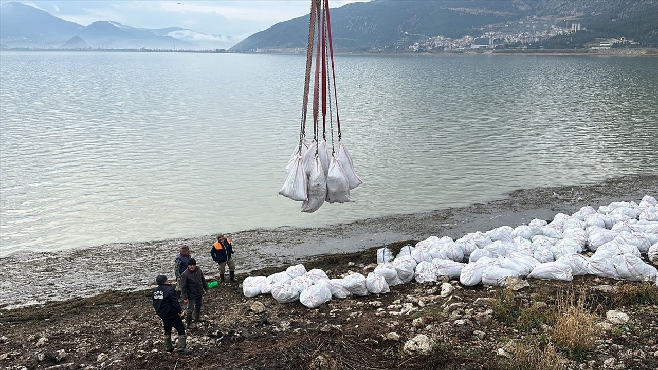 Eğirdir Gölü'nde Ot ve Yosun Temizliği Tamamlandı