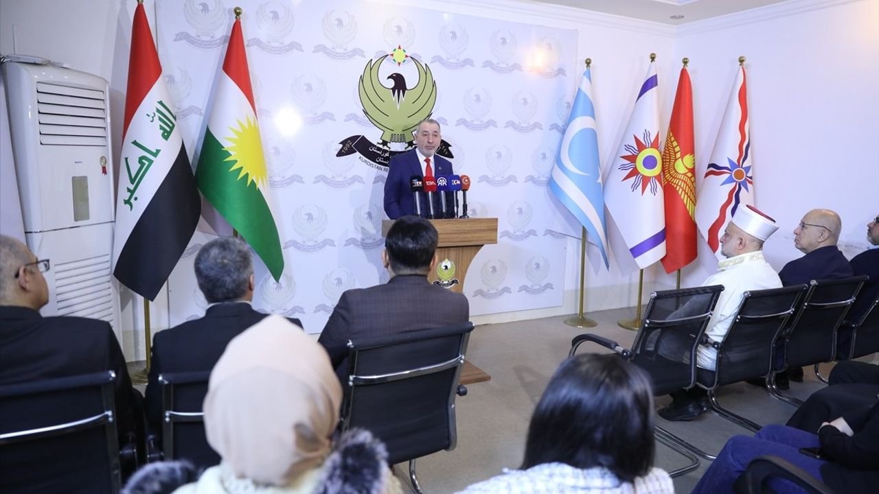 Erbil'de 16 Ocak Türkmen Şehitleri Günü Anma Töreni