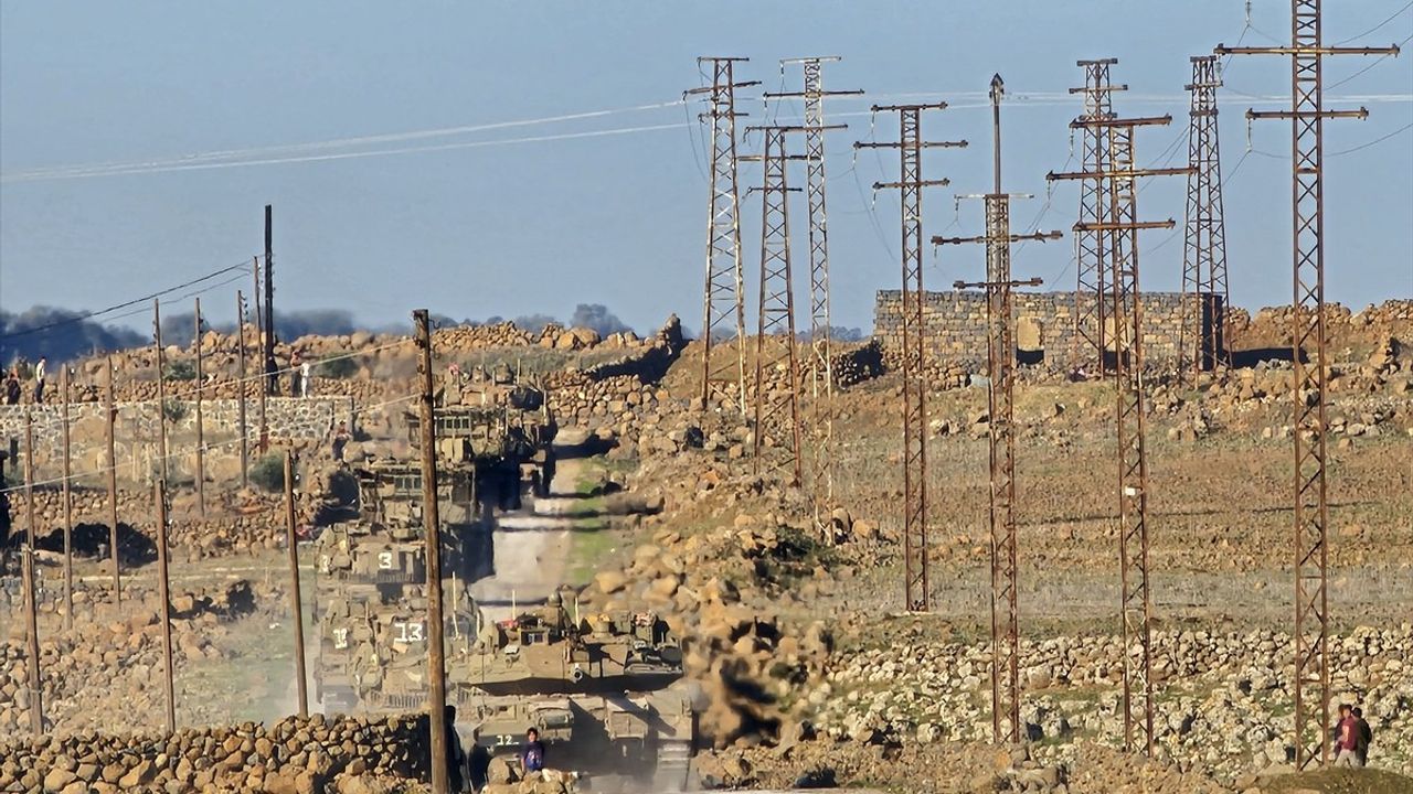 İsrail'in Kuneytra Beldelerindeki Sivil Yerleşimlere Yönelik Saldırısı