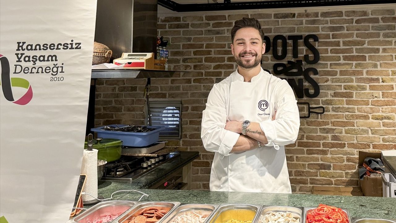 Kanser Tedavisi Gören Çocuklar, Ünlü Şeflerle Pizzalarını Hazırladı