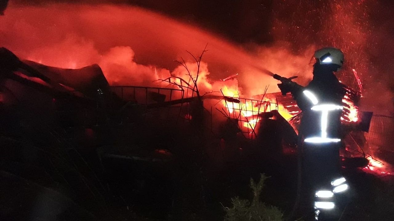 Kastamonu'daki Yangında Ev Sahibi Yaralandı