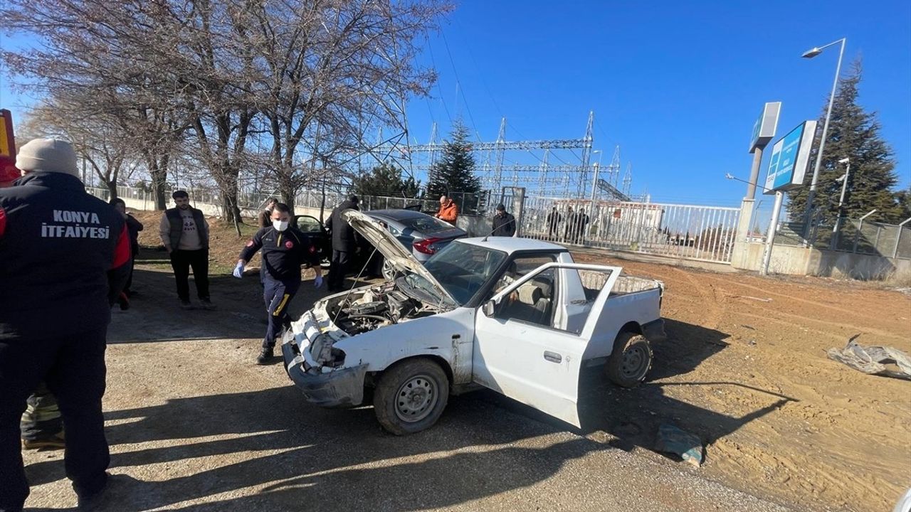 Konya'daki Trafik Kazasında 5 Yaralı