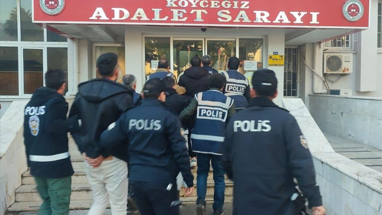 Muğla'da Gasp Suçuna Karışan Dört Zanlı Tutuklandı