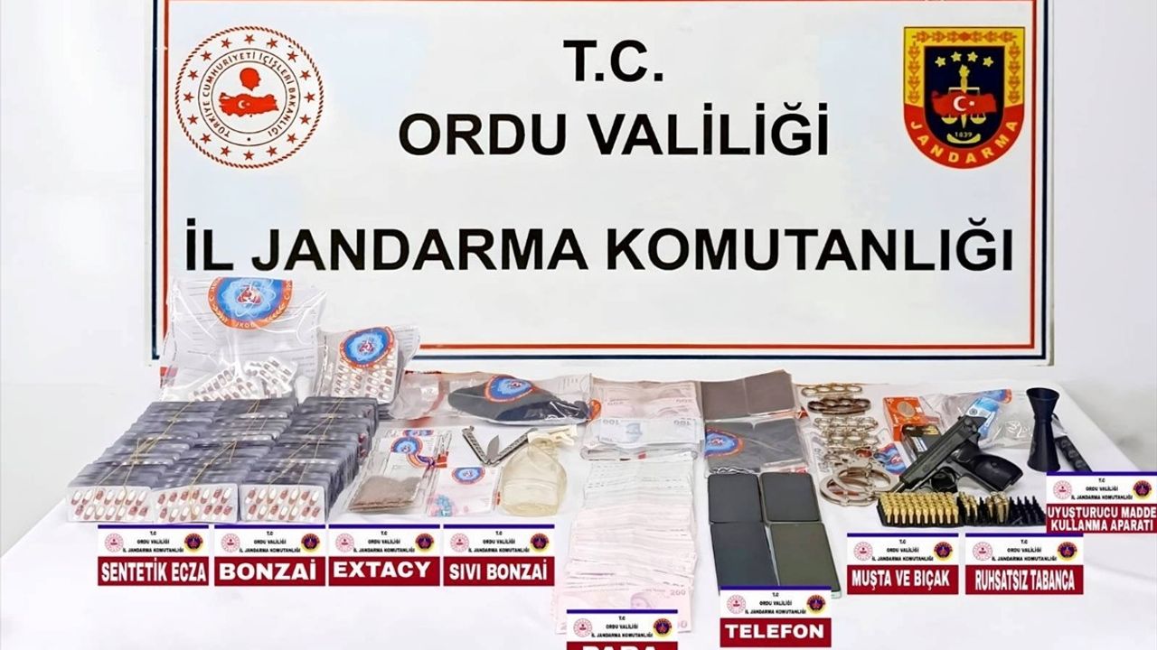 Ordu'da Uyuşturucu Operasyonu: 5 Şüpheli Tutuklandı