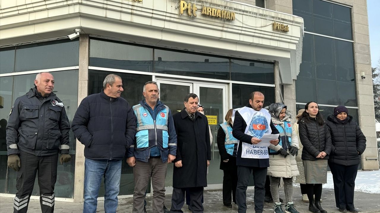 Rize'de PTT Çalışanlarına Yönelik Saldırı Protesto Edildi