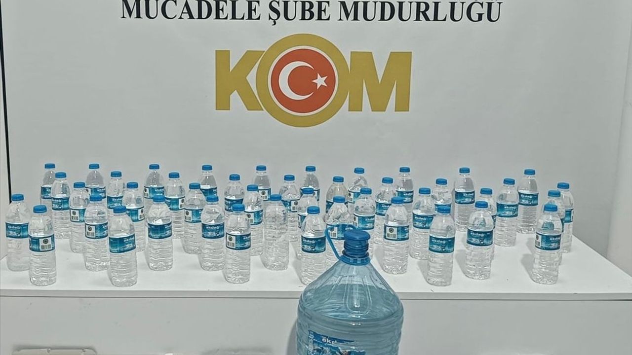 Samsun'da Sahte İçki Operasyonu: 40,5 Litre Ele Geçirildi