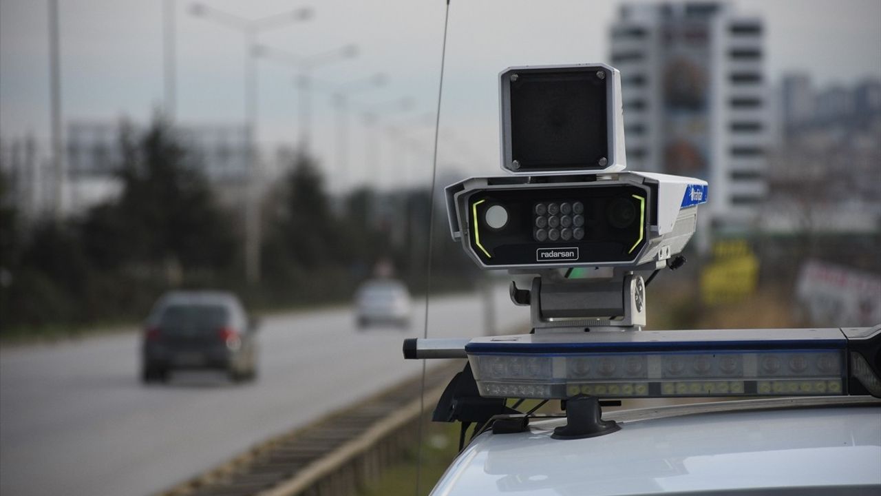 Samsun'da Yapay Zeka Destekli Hız Tespit Sistemi Devrede