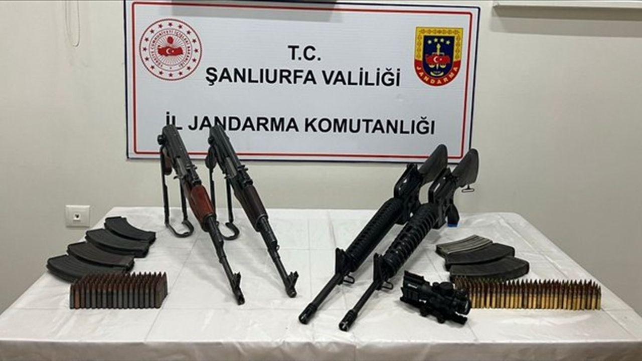 Şanlıurfa'da Silah Kaçakçılığı Operasyonu