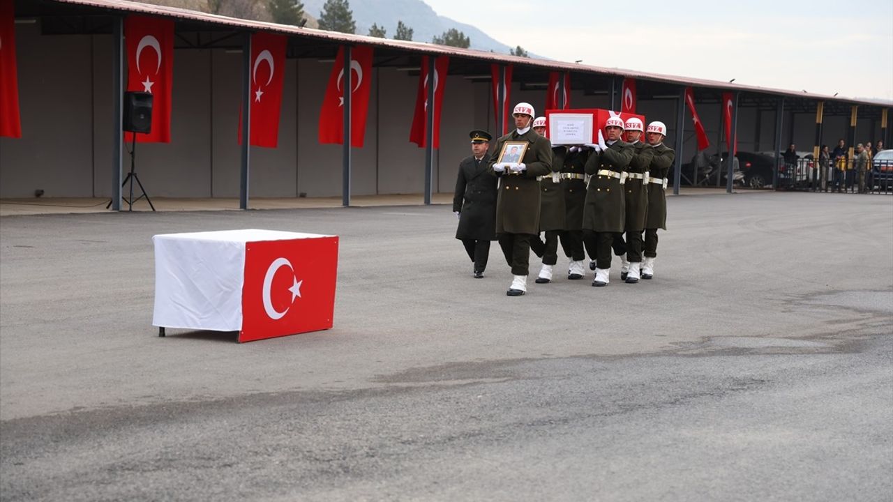 Şırnak'ta Şehit Astsubay İçin Anma Töreni