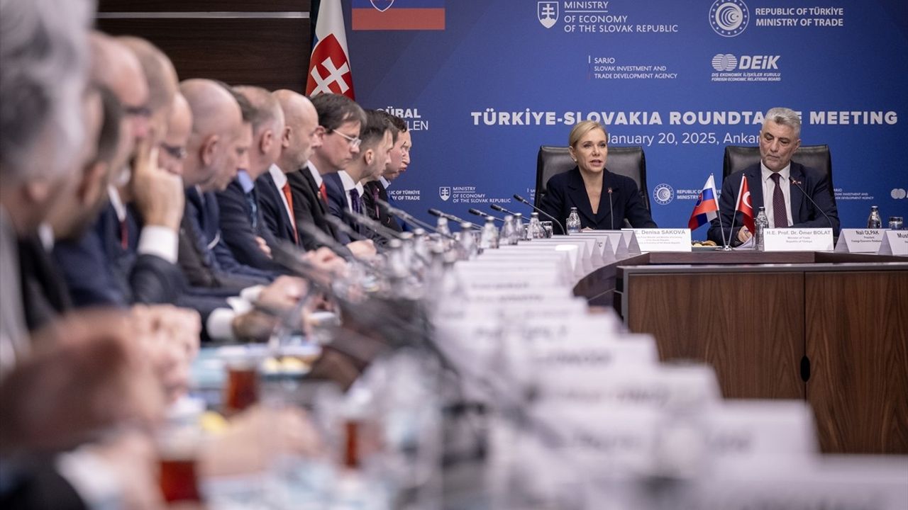 Slovakya ve Türkiye Ekonomik İşbirliğini Güçlendiriyor