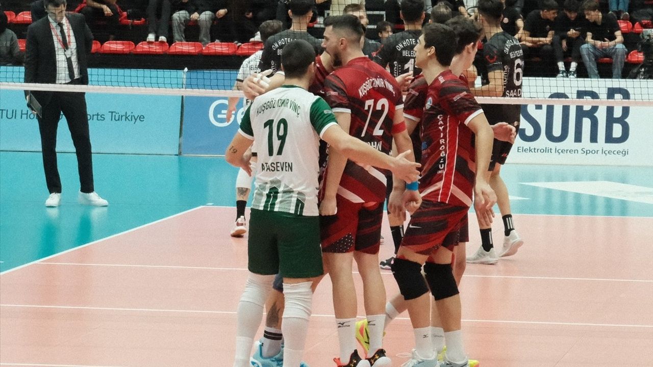 Voleybol: On Hotels Alanya Belediyespor, Kuşgöz İzmir Vinç Akkuş Belediyespor'u 3-0 Mağlup Etti