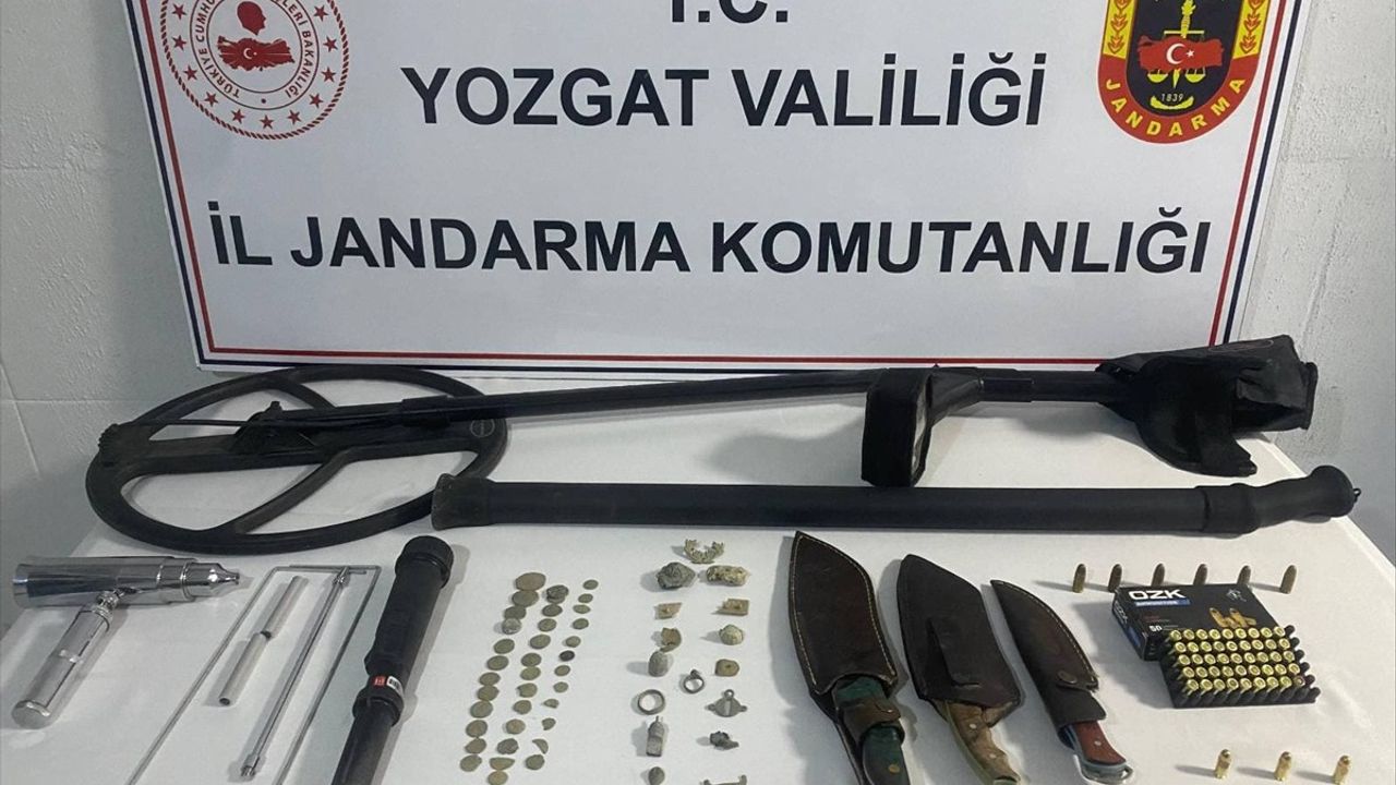 Yozgat'ta Kaçak Kazı Operasyonu: 5 Şüpheli Yakalandı