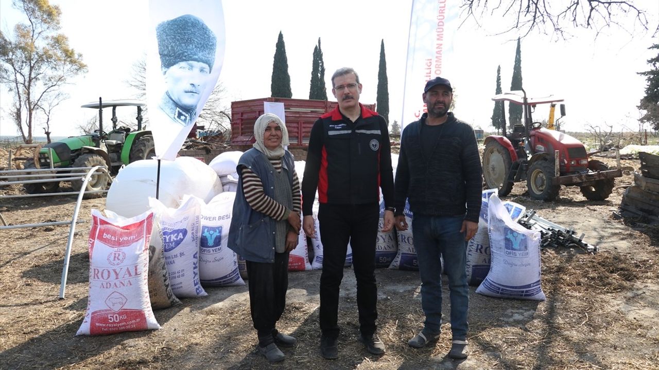 Adana'da Yangın Zararını Giderme Desteği