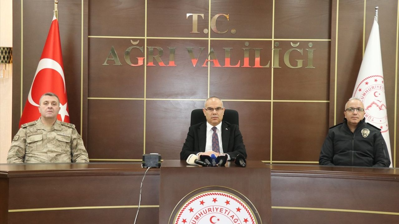 Ağrı'da Asayiş ve Güvenlik Toplantısı Gerçekleşti