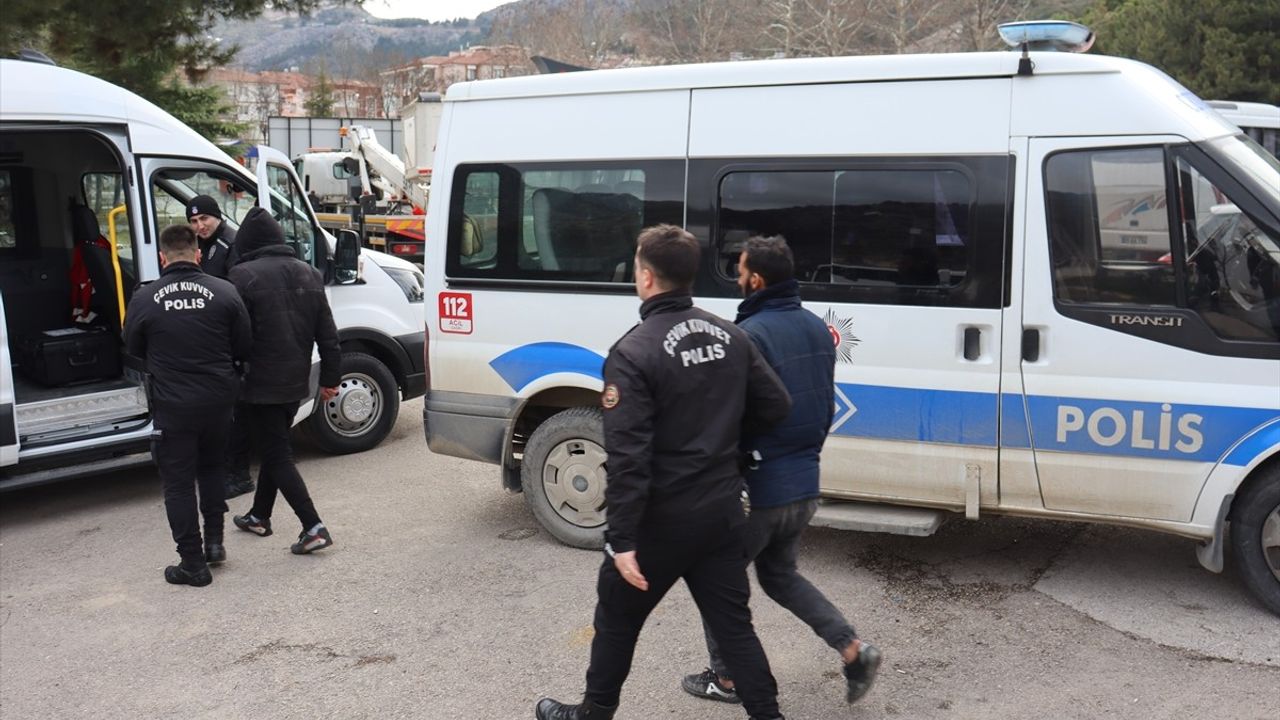 Amasya'da Düzensiz Göçmen Operasyonu