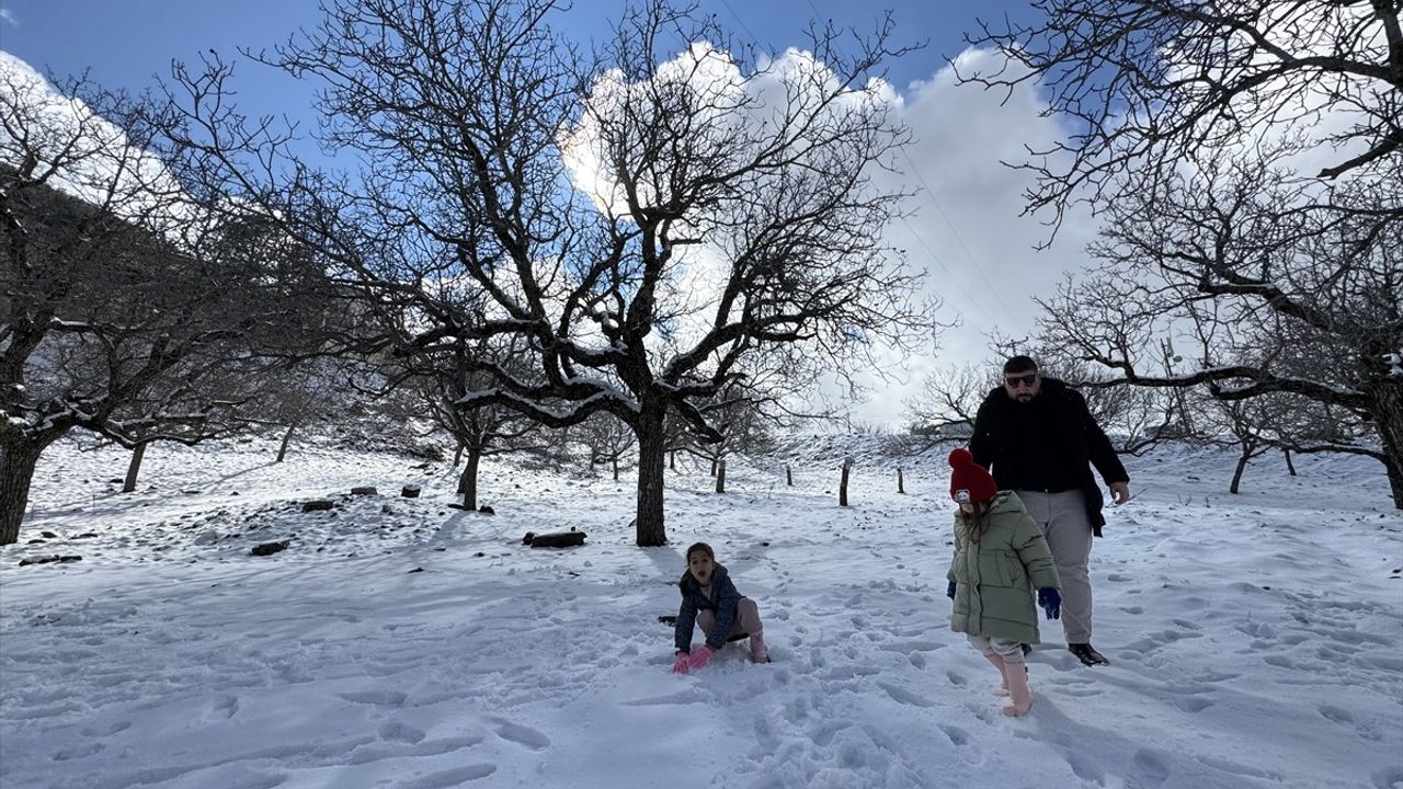 Aydın’da Yüksek Kesimlere Kar Yağdı