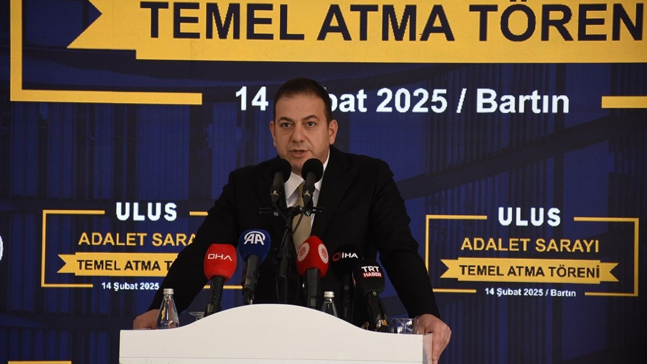 Bartın'da Ulus Adalet Sarayı Temel Atma Töreni