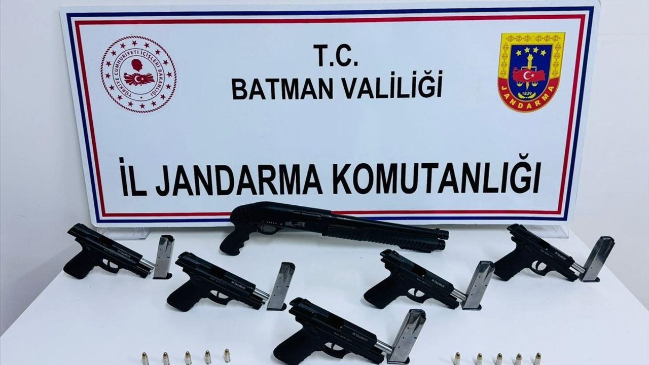 Batman'da Silah Kaçakçılığı Operasyonu Sonrası Tutuklama