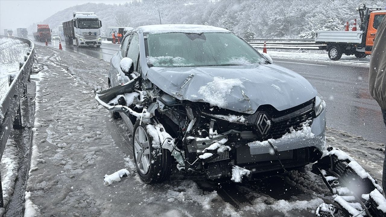Bolu'da 6 Araçlı Trafik Kazası