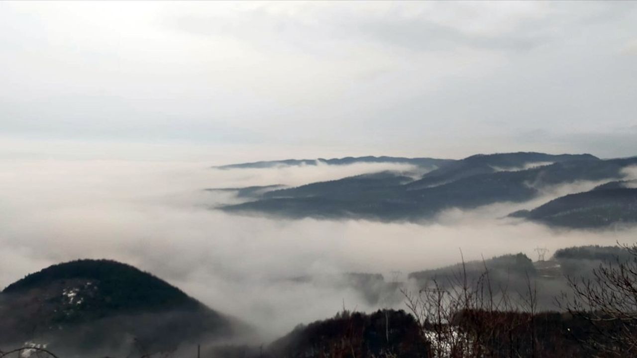 Bolu Dağı'nda Görüş Mesafesi Düşüyor