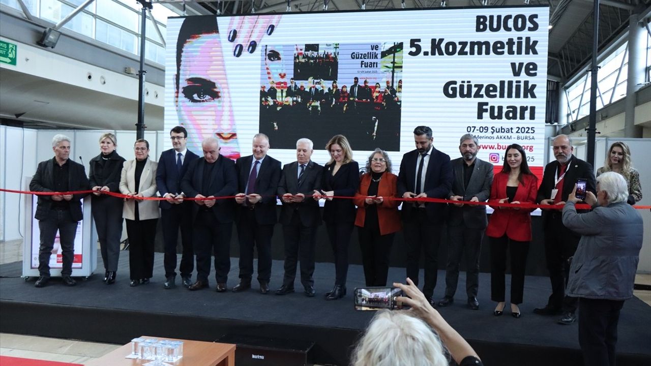 Bursa'da 5. BUCOS Kozmetik ve Güzellik Fuarı Açıldı