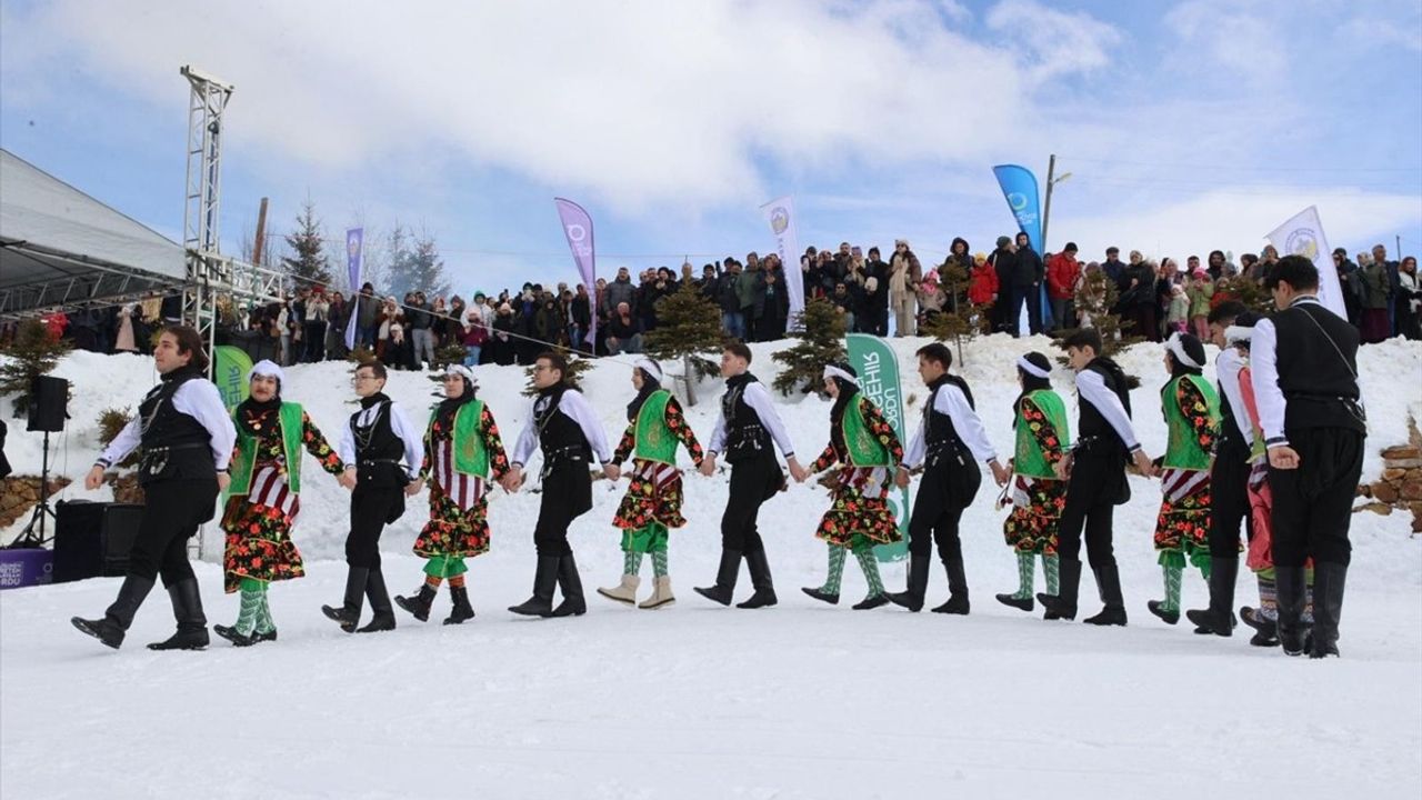 Çambaşı Kış Festivali Coşkusu Ordu'da Yaşandı