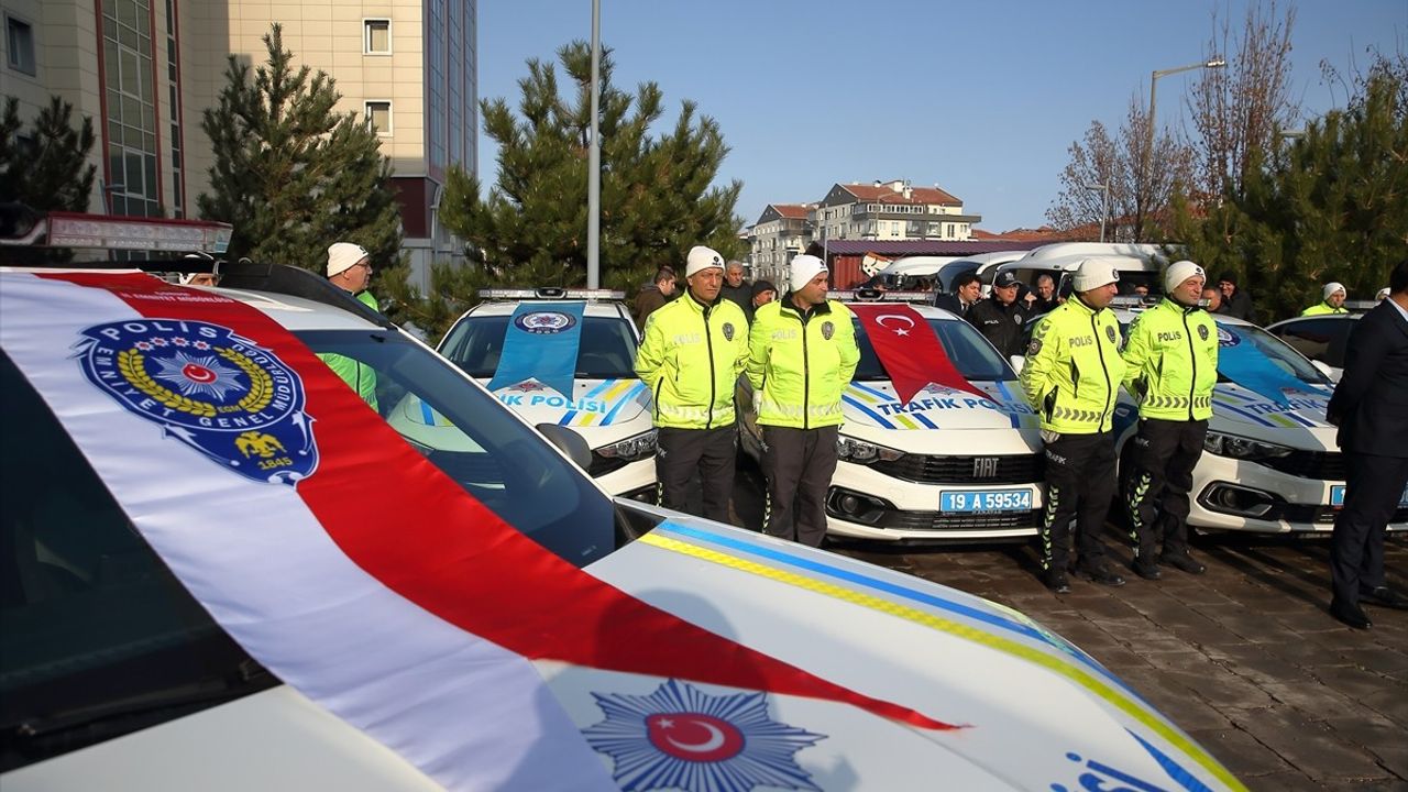 Çorum Emniyet Müdürlüğü, 21 Yeni Araçla Gücünü Artırdı